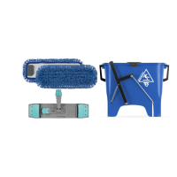 Komplektas grindų plovimui, mėlynas, TTS