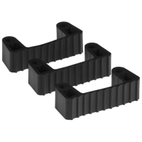 Guminiai fiksatoriai sieniniams laikikliams, juodi, 3vnt., Vikan