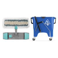 Grindų plovimo komplektas KIT, 15 l, mėlynas, TTS