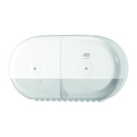 Tork SmartOne® dviejų tualetinio popieriaus ritinėlių dozatorius, baltas, T9, Tork