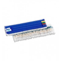 Kilpinė mikropluošto šluostė Velcro, 400x130 mm, mėlyna, balta, TTS