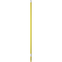 Teleskopinis aliumininis kotas su vandens kanalu, Ø32 mm, 1600-2780 mm, geltonas, Vikan
